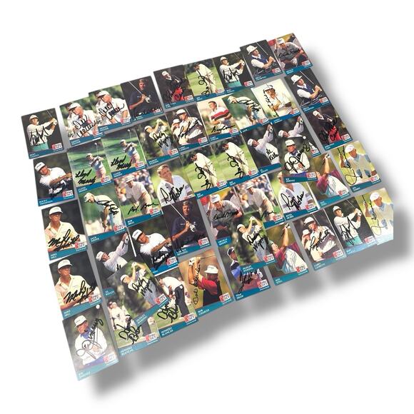 Lot of 50 1991 Pro-Set Signed Autographed Cards - Picture 1 of 4
